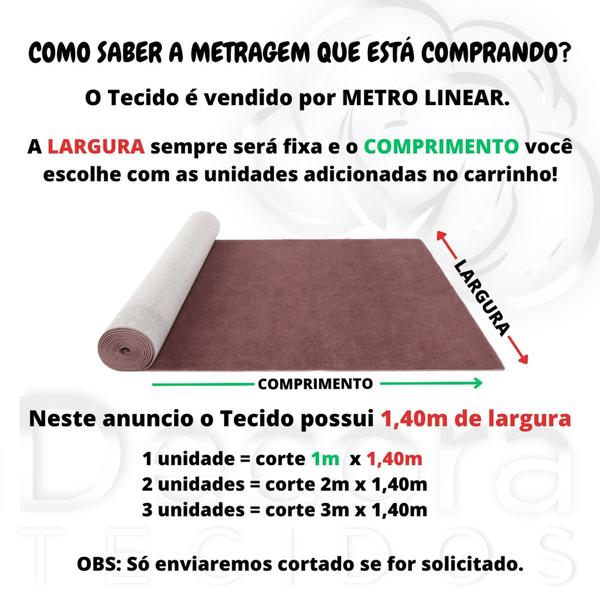 Imagem de Tecido Suede Veludo Liso 1m x 1,40m largura Preto Bege Verde Cinza