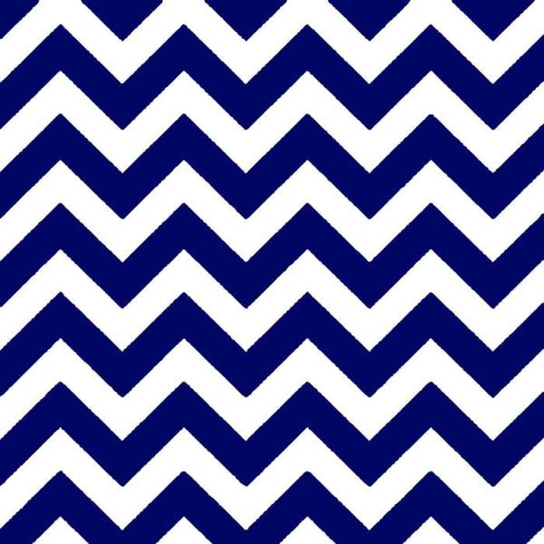 Imagem de Tecido Tricoline Chevron 25cm x 150cm 100% Algodão - Peripam