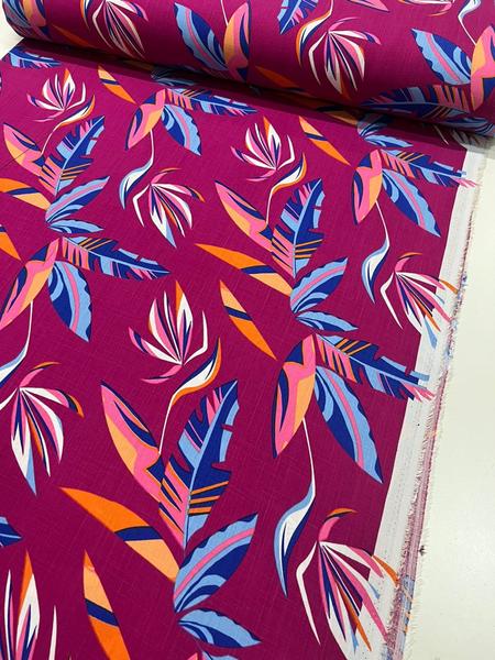 Tecido Viscolinho - Estampado (1m X 1,45m a 1,5m) - Impacto tecidos Imagem de Tecido Viscolinho - Estampado (1m X 1,45m a 1,5m)