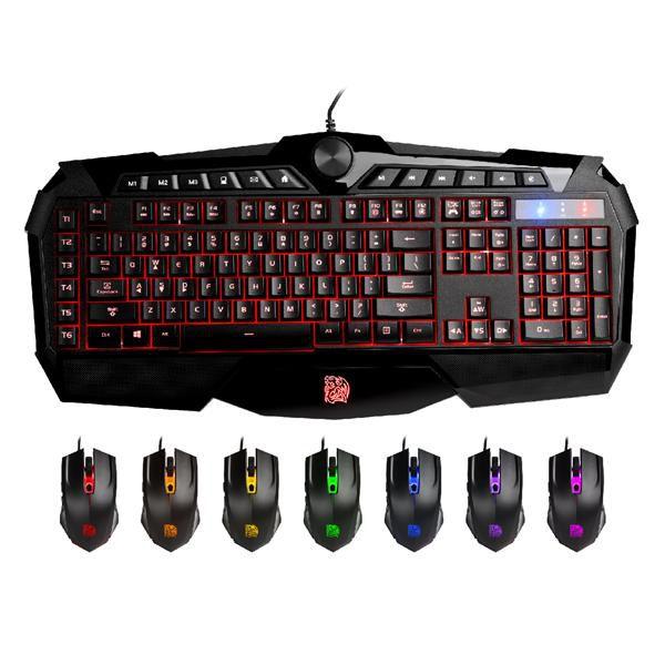 Imagem de Teclado &amp Mouse TT SPORTS Challenger Prime Combo KB-CPC-MBBRPB-01