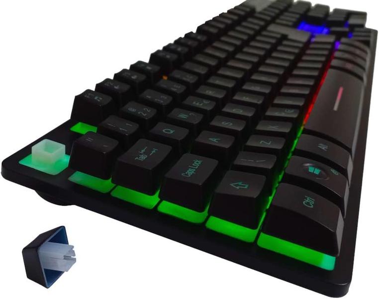 Imagem de Teclado Antighosting Knup Gamer Kp-tm009 Rgb Semi Mecanico