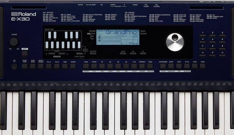 Imagem de Teclado Arranjador Roland Ex30 E-x30 61 Teclas Usb com Fonte