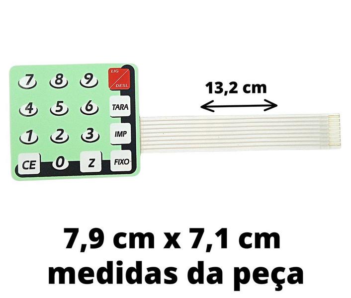 Imagem de Teclado Balança Balmak Verde - Cód 425