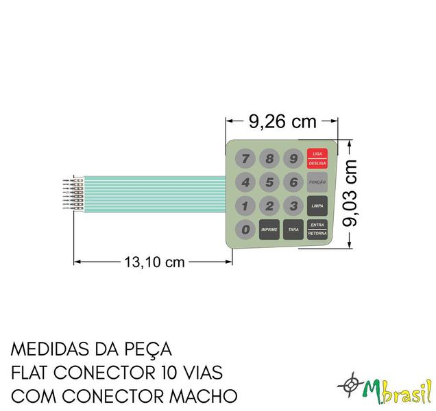 Imagem de Teclado Balança Urano Pop Light - Cód 604