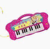 Imagem de Teclado Barbie Fabuloso Com Funcai MP3 Player F0004-6 Fun Única