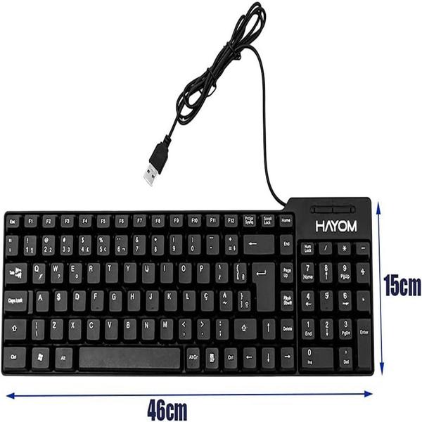 Imagem de Teclado Basico USB TC3201 Hayom