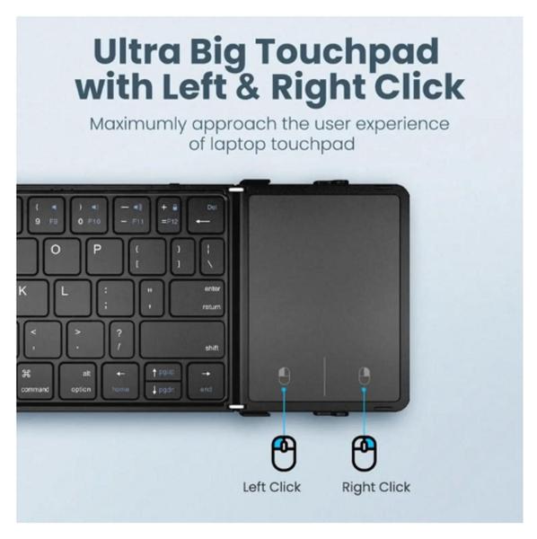 Imagem de Teclado Bluetooth Dobrável Para Tablet Galaxy A9 8.7 Polegadas