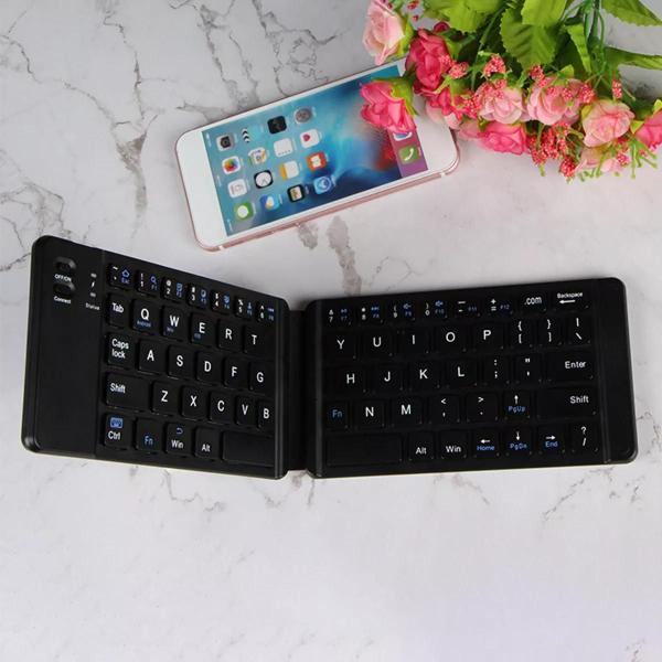 Imagem de Teclado Bluetooth Dobrável Portátil Bt Wireless Keyboa Figf