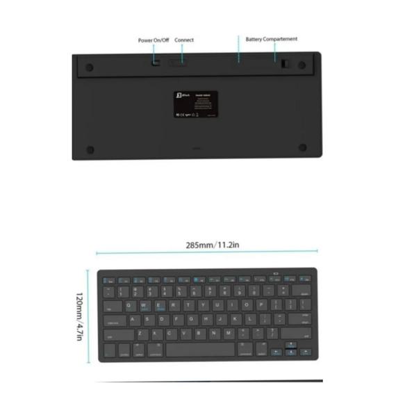 Imagem de Teclado Bluetooth + Mouse Bluetooth Para Mini Pc Dell Wyse 5010