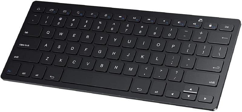 Imagem de Teclado Bluetooth Preto para Tablets e Smartphones