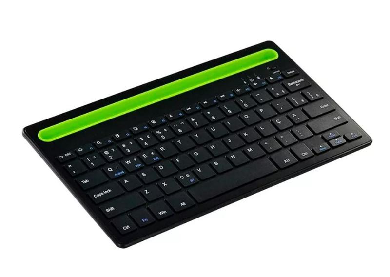 Teclado Bluetooth Recarregável Com Suporte Para Tablet Galaxy S9 Ultra - Fam Imagem de Teclado Bluetooth Recarregável Com Suporte Para Tablet Galaxy S9 Ultra