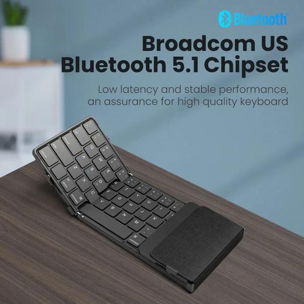 Imagem de Teclado bluetooth recarregável e dobrável Para Tablet S6 Lite P615