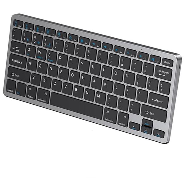 Imagem de Teclado bluetooth Recarregável Mouse bluetooth + Suporte de alumínio para notebook Dell Inspiron