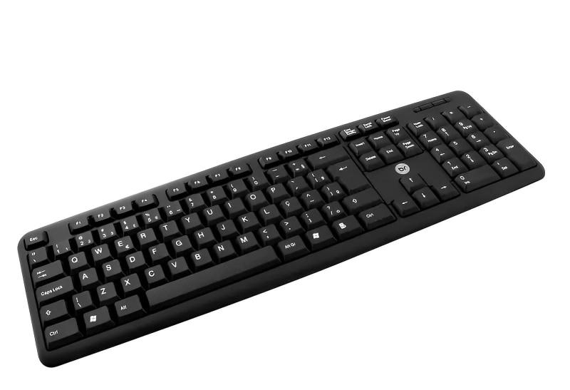 Imagem de Teclado bright usb basic preto com fio 1.3m