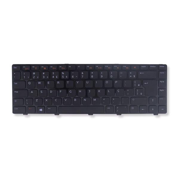 Imagem de Teclado bringIT compatível com Notebook Dell PN AER01U00020  Preto ABNT3