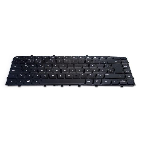 Imagem de Teclado bringIT compatível com Notebook HP Envy 4-1150  Preto ABNT3