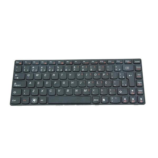 Imagem de Teclado bringIT compatível com notebook Lenovo G475  Preto ABNT3