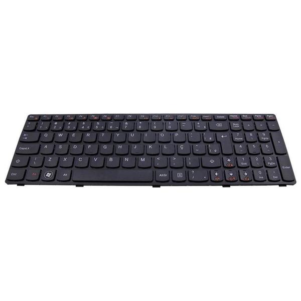 Imagem de Teclado bringIT compatível com Notebook Lenovo Part Number 25206659  Preto ABNT3