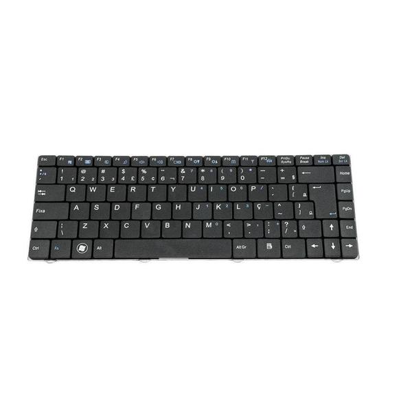 Imagem de Teclado bringIT compatível com Notebook Positivo Premium 7150  Preto ABNT3