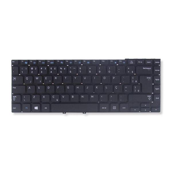 Imagem de Teclado bringIT compatível com Notebook Samsung  270E4E  Preto ABNT3