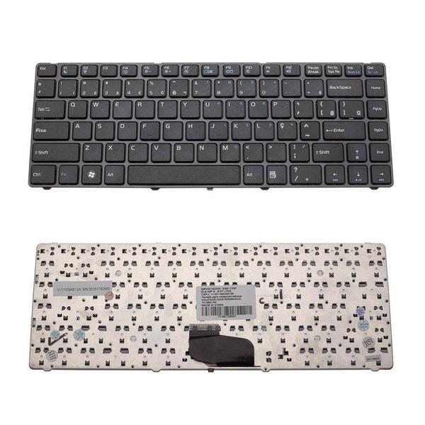 Imagem de Teclado bringIT compatível com Notebook Semp TCL Is-1442 90.4in07.s1b Abnt2  Preto ABNT3