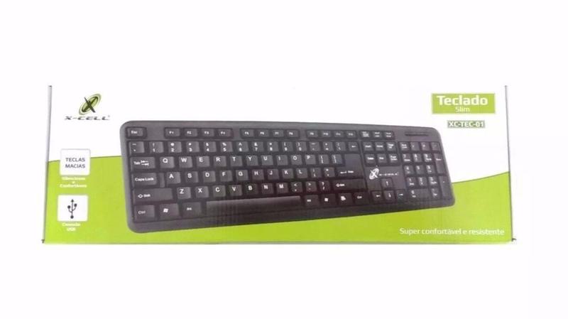 Imagem de Teclado c/fio slim xc-tec-01 x-cell