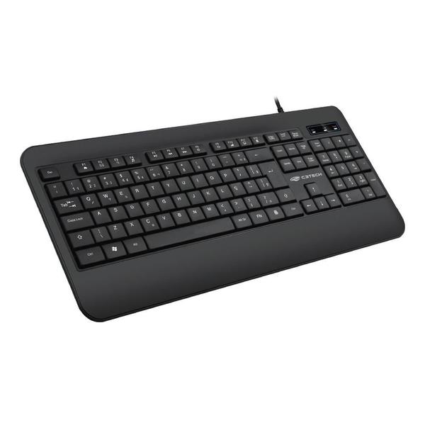 Imagem de Teclado C3tech Multimidia Usb Preto - Kb-m100bk