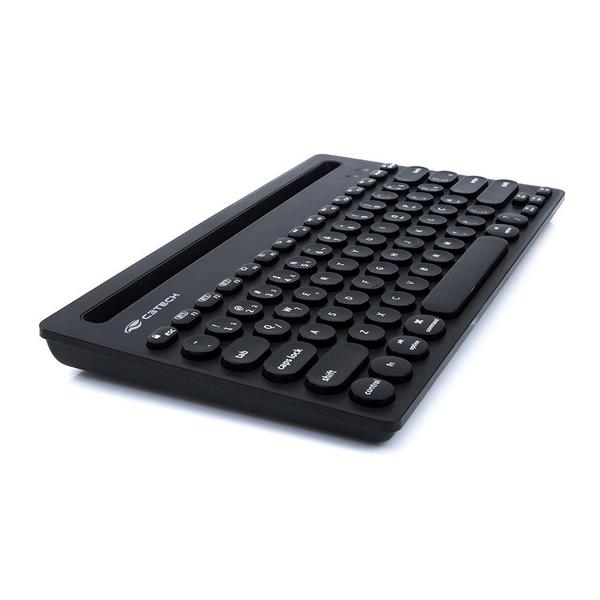 Imagem de Teclado C3tech S/ Fio Rc Nano E Bluetooth Preto - K-bt200bk