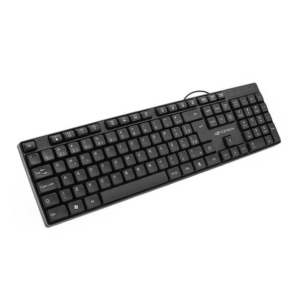 Imagem de Teclado C3Tech, USB, ABNT2, Multmídia, Preto - KB-M10BK