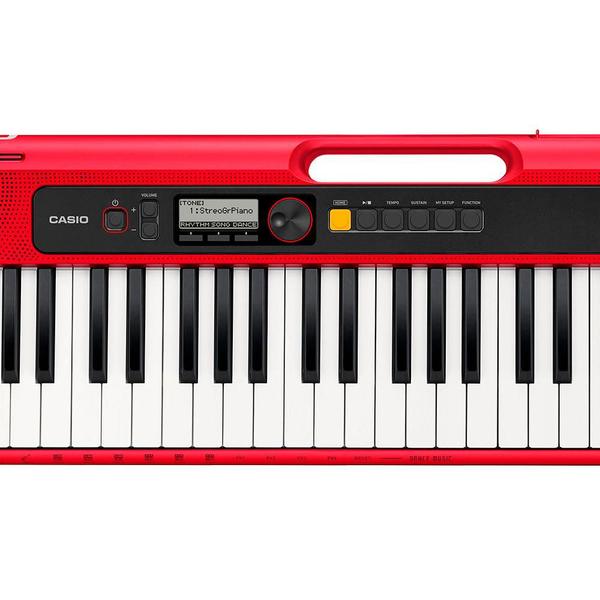 Imagem de Teclado Casio Iniciante Casiotone 61 Teclas CT-S200 Vermelho