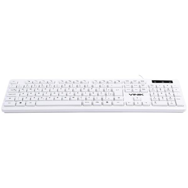 Imagem de TECLADO CHOCOLATE BRANCO SLIM MULTIMIDIA 1.8 m USB TCB200 Homologação: 25280803724