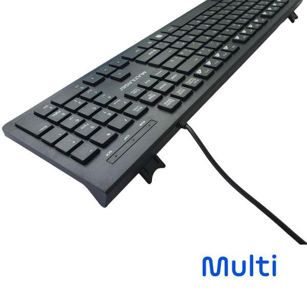 Imagem de Teclado Chocolate Macio Multimidia Fio Slim Windows TC277