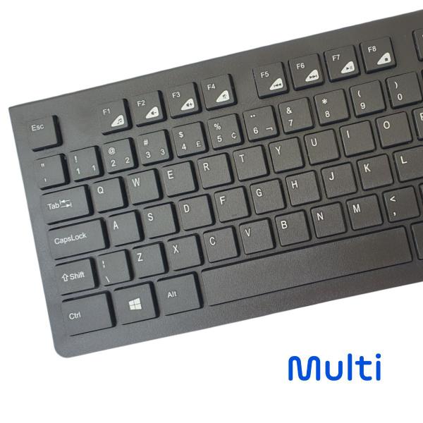 Imagem de Teclado Chocolate Macio Multimidia Fio Slim Windows TC277