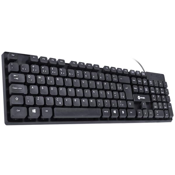 Imagem de Teclado chocolate usb dynamic abnt2 1.8m preto - dt160 vinik