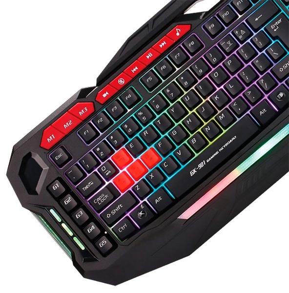 Imagem de Teclado com Fio Gaming Xtrike Me GK-901 USB 2.0 Preto (Ingles)