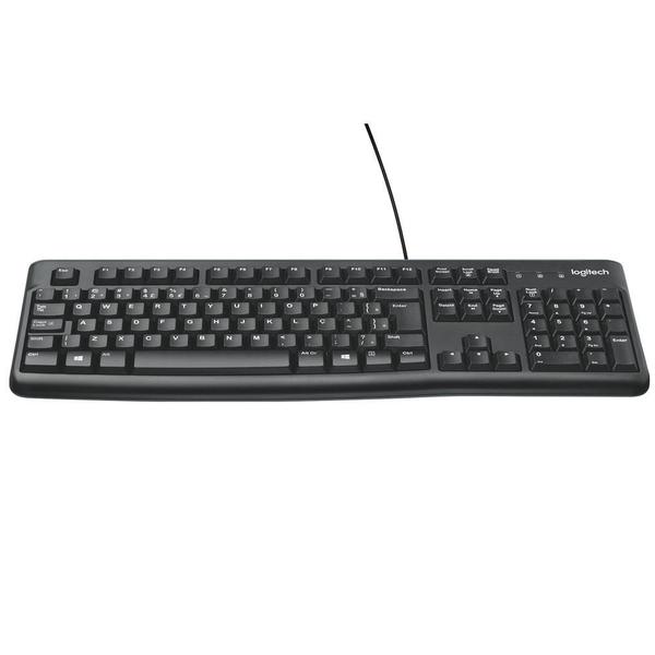 Imagem de Teclado com Fio Logitech K120 Multimídia Preto