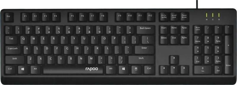 Imagem de Teclado com Fio Rapoo NK1900 (Ingles)