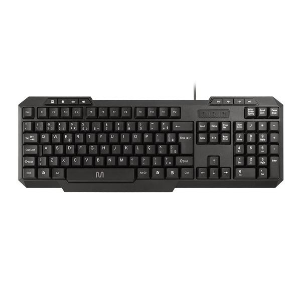 Imagem de Teclado com Fio Slim TM100 Teclas Multimídia Silencioso USB Multi ABNT2 TC206