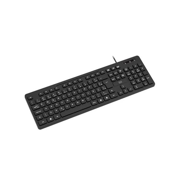 Imagem de Teclado Com Fio Tf400 Teclas Macias E Silenciosas Conexao Usb Cabo De 150cm Teclas Chocolate Preto Tc144