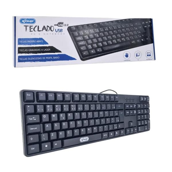 Imagem de Teclado com Fio USB KP-2044 - Knup