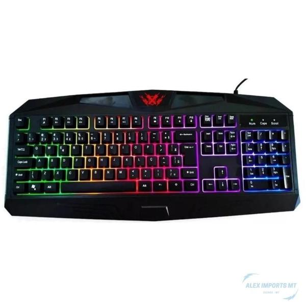 Imagem de Teclado Com Led Para Computador Gamer Para Suas Jogadas