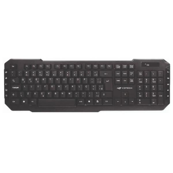 Imagem de Teclado Com Mouse K-W40Bk: Pilhas Aa E Aaa