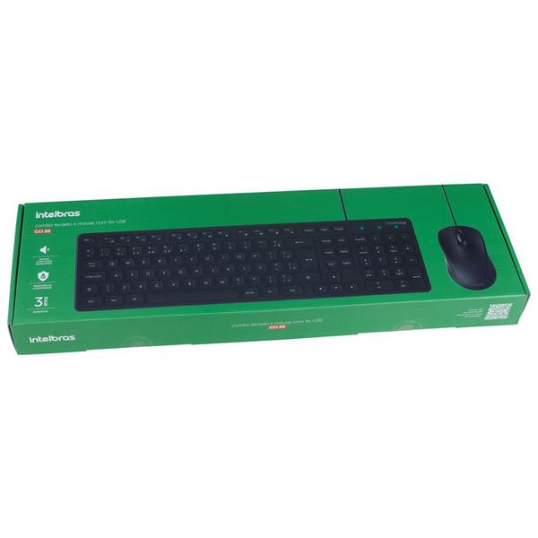 Imagem de Teclado com Mouse USB Intelbras CCI20 Preto