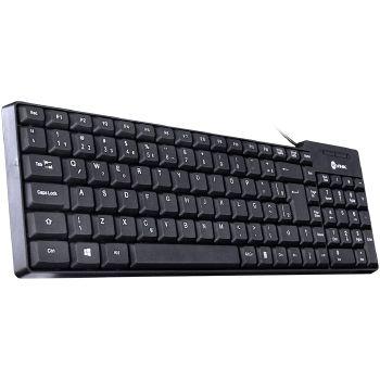 Imagem de Teclado Compacto Usb Dynamic Abnt2 1.8m Preto - 28432