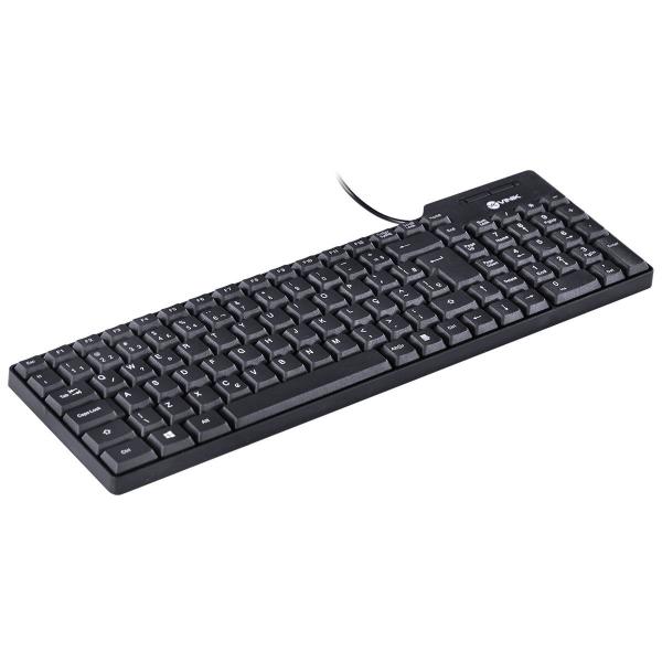 Imagem de Teclado Compacto Usb Dynamic Abnt2 1.8m Preto - Dt150