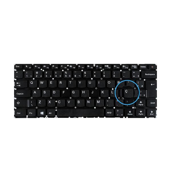 Imagem de Teclado Compatível Para Notebook Lenovo Ideapad 110-14isk