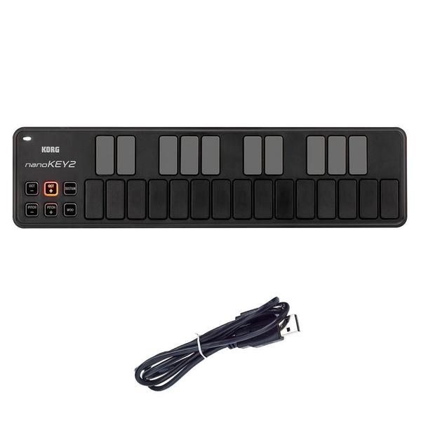 Imagem de Teclado Controlador Korg Nanokey2 USB Midi Preto