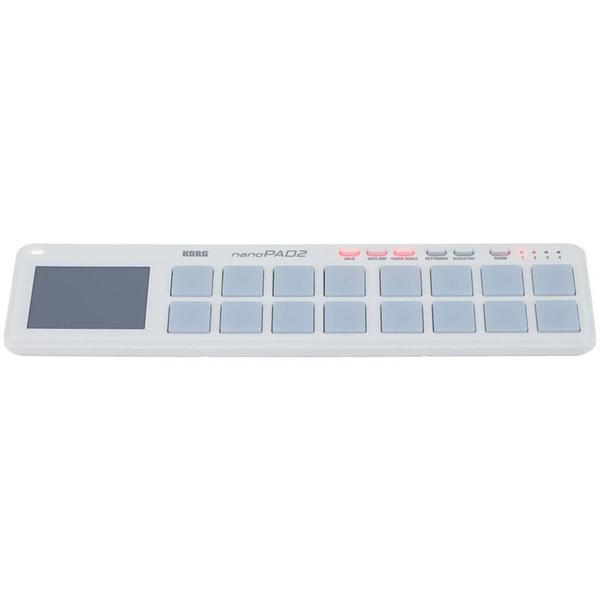 Imagem de Teclado Controlador MIDI Korg Nanopad 2 USB 16 Pads Branco