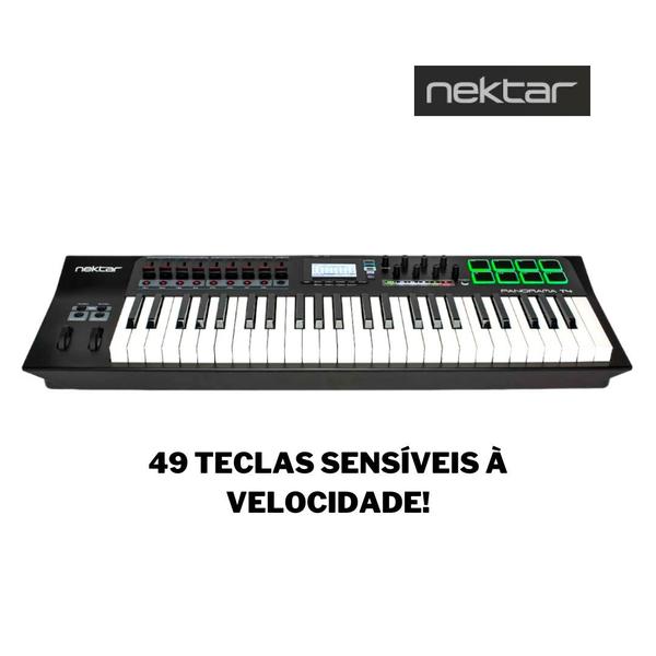 Imagem de Teclado Controlador Panorama Nektar T4 Midi Premium Som