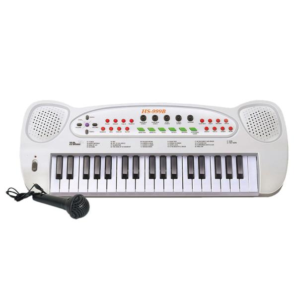 Imagem de Teclado De Brinquedo Com Microfone Karaoke 8 Ritmos Musical DMT5386